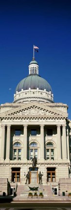 Framed Indiana State Capitol Building, Indianapolis, Indiana Print