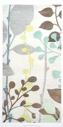 Framed Urban Garden I - Metallic Foil Print