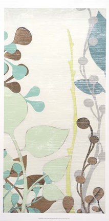 Framed Urban Garden II - Metallic Foil Print