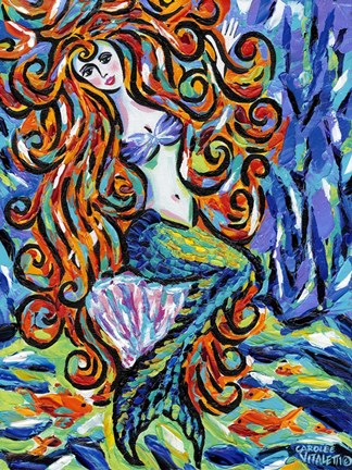 Framed Ocean Friends III Print