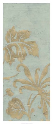 Framed Graceful Garden Triptych I Print