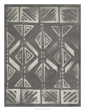 Framed Mudcloth Patterns III Print
