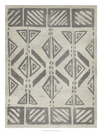 Framed Mudcloth Patterns VII Print