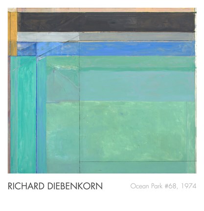 Framed Ocean Park No. 68, 1974 Print