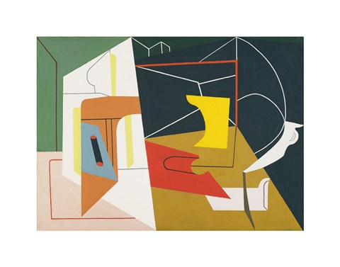 Framed Egg Beater No. 4, 1928 Print