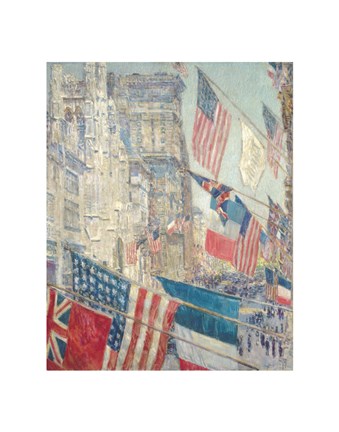 Framed Allies Day, May 1917, 1917 Print