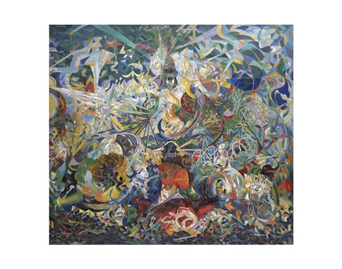 Framed Battle of Lights, Coney Island, Mardi Gras, 1913-14 Print