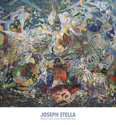 Framed Battle of Lights, Coney Island, Mardi Gras, 1913-14 Print