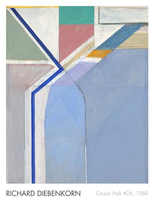 Framed Ocean Park No. 24, 1969 Print