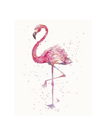 Framed Flamingo&#39;s Fancy Print