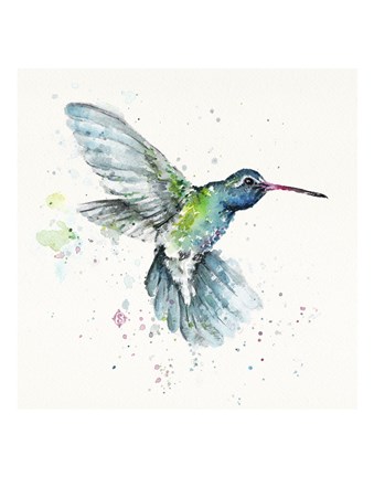Framed Hummingbird Flurry Print