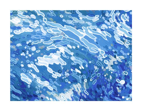Framed Swirling Tide Print