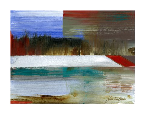 Framed Seaside Meadow Print