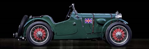 Framed MC Race Car Print