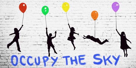 Framed Occupy the Sky Print