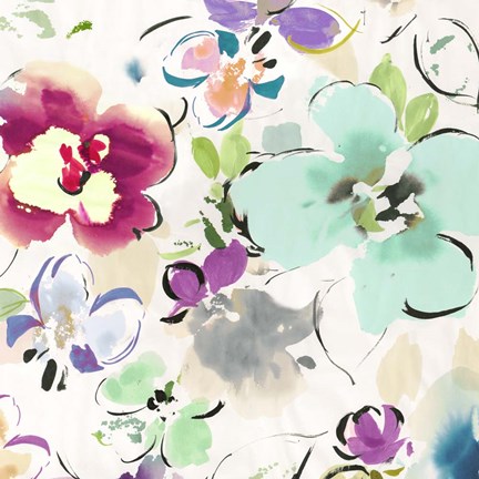 Framed Floral Funk II Print