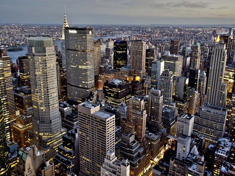 Framed Midtown Manhattan Print