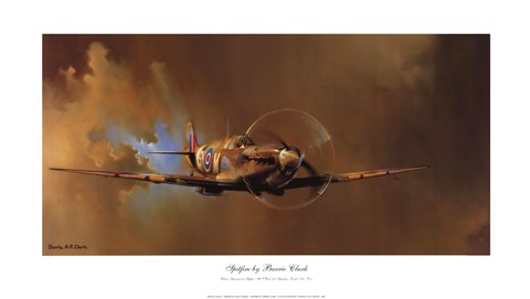 Framed Spitfire Print