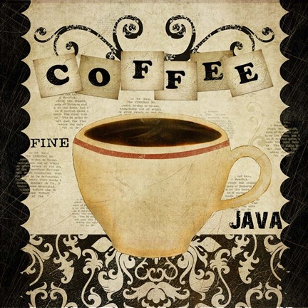 Framed Coffee Fine Java Print
