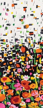 Framed Flower Shower II Print