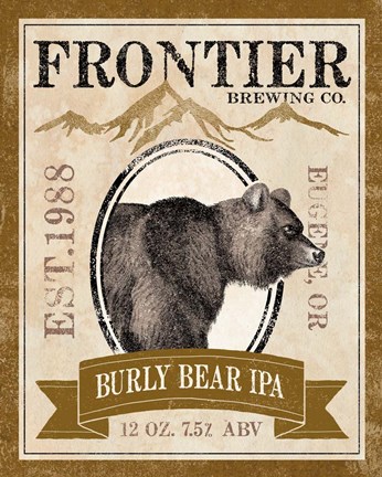 Framed Frontier Brewing IV Print