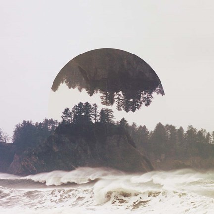 Framed Reflected Landscape III Print