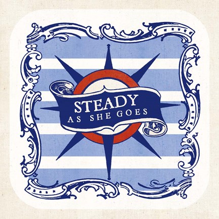 Framed On the Coast Border III Print