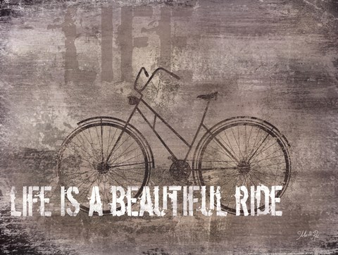 Framed Life Is A Beautiful Ride Print
