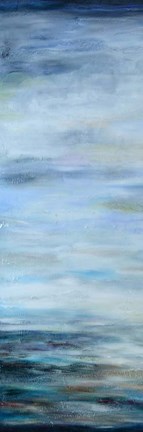 Framed Narrow Waterscape 1 Print