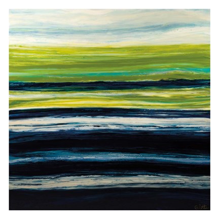 Framed Emerald Horizon Print