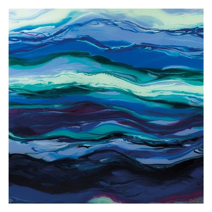 Framed Twilight Rhythm Print