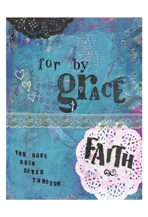 Framed Grace And Faith Print