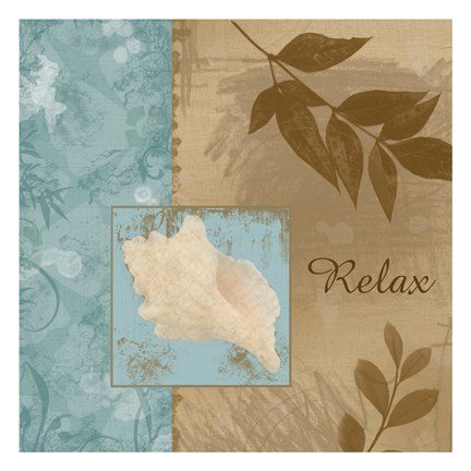 Framed Coastal Relaxation Print