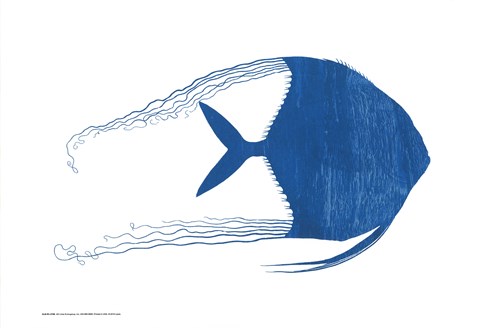 Framed Blue Angel Print