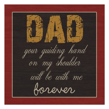 Framed Dear DaD Print