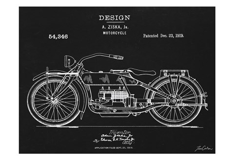 Framed Harley Ziska Print