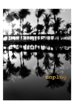 Framed Palms Unplugged Print
