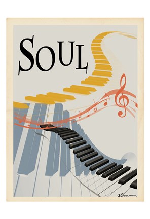 Framed Soul Keys Print