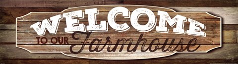 Framed Welcome to Our Farmhouse Print