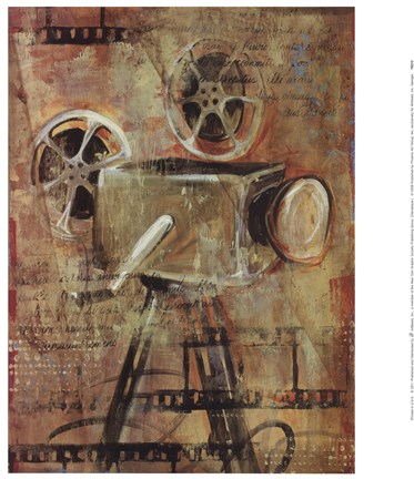 Framed Dramatique I Print