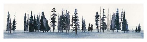 Framed Sapphire Grove II Print