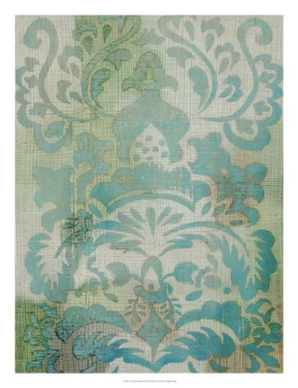 Framed Velvet &amp; Damask I Print