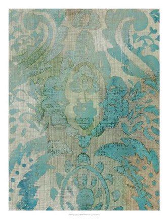 Framed Velvet &amp; Damask III Print