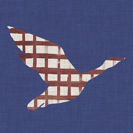 Framed Lakeside Silhouette I Print