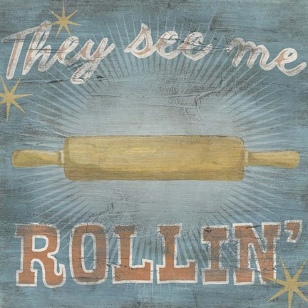 Framed Hip Kitchen II Print