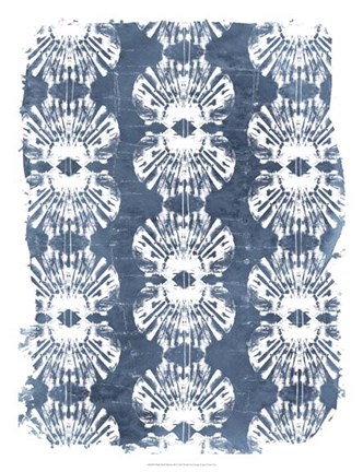 Framed Batik Shell Patterns III Print