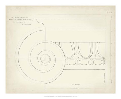 Framed Greek &amp; Roman Architecture VII Print