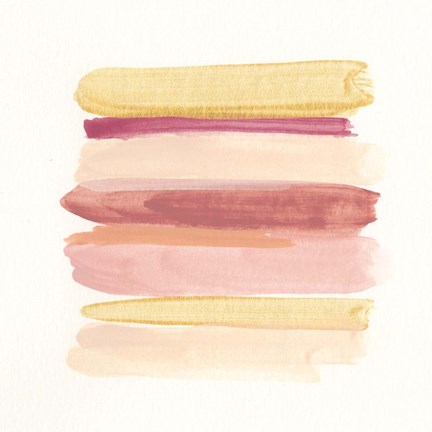 Framed Palette Stack V Print