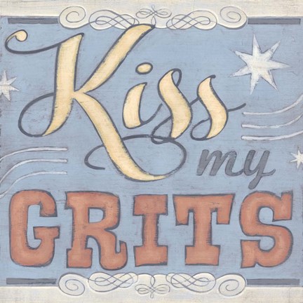 Framed Southern Sentiments I Print