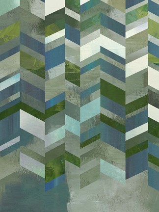 Framed Ocean Elements II Print